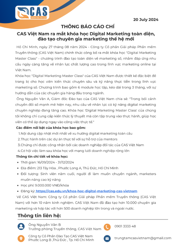 Mẫu thông cáo báo chí sự kiện hay cách viết và ví dụ cụ thể Mẫu thông cáo báo chí sự kiện hay cách viết và ví dụ cụ thể