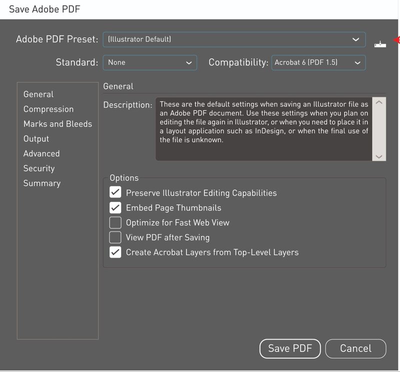 Hướng dẫn chi tiết các bước xuất file pdf trong ai Để in Ấn