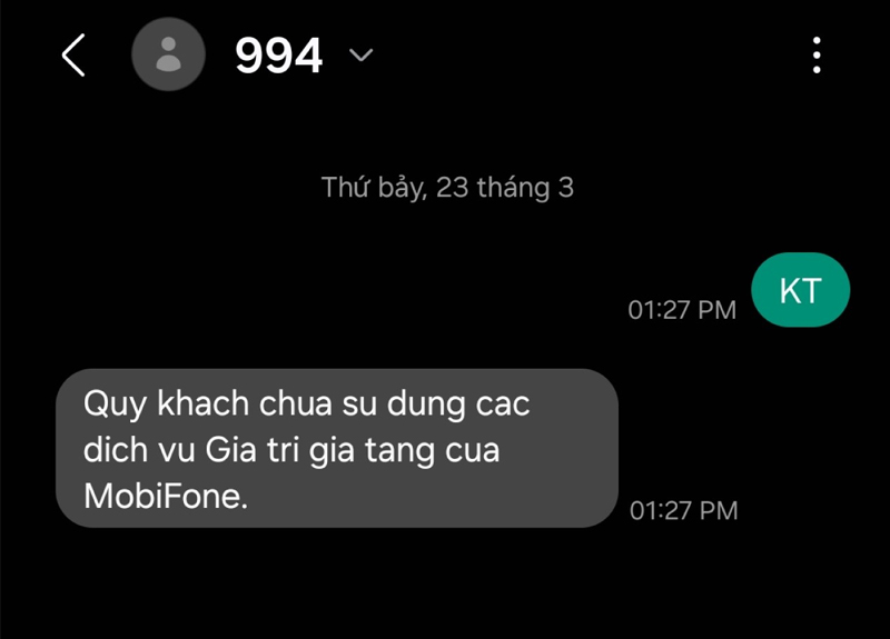 Hướng dẫn tra cứu dịch vụ đang áp dụng viettel mobifone vinaphone