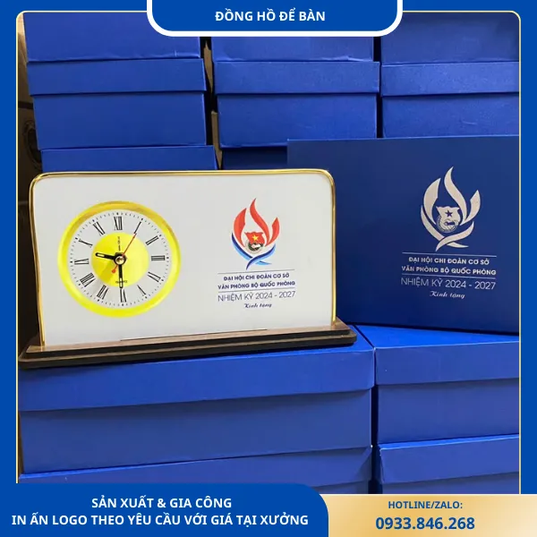 Quà khuyến mãi chi Đoàn đại lý Đồng hồ in nhãn hiệu theo yêu cầu