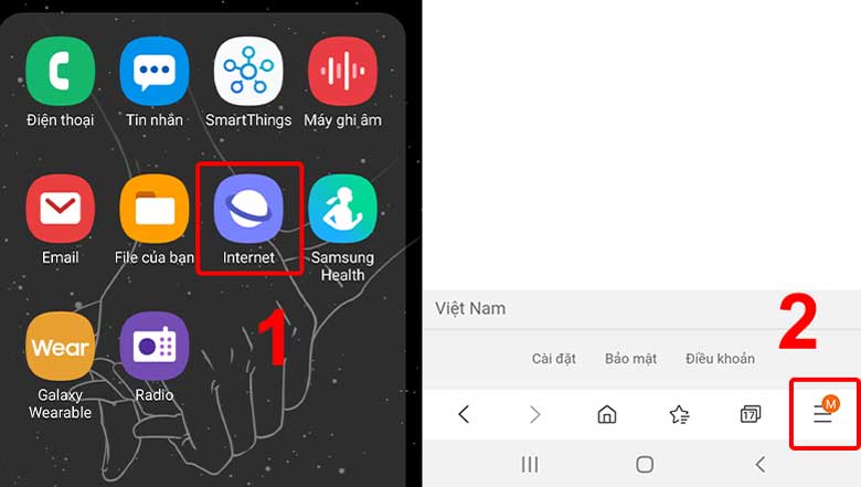 Cách chặn quảng cáo bên trên Điện thoại samsung hiệu quả