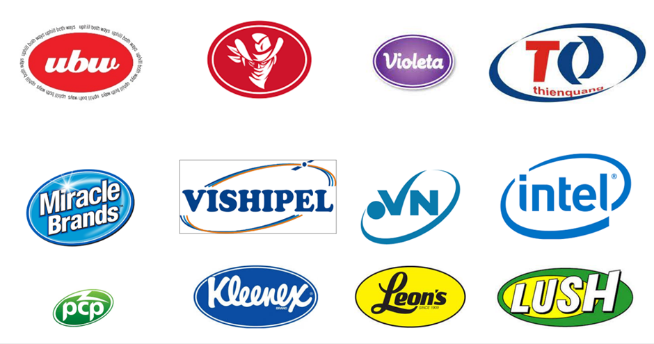 Mẫu xây đắp logo hình elip đẹp sáng tạo cập nhật