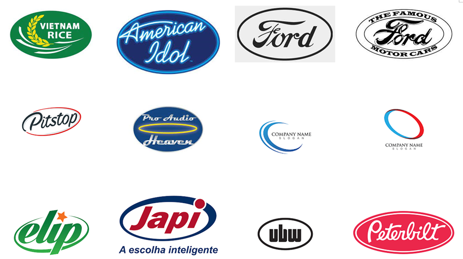 Mẫu xây dựng logo hình elip đẹp sáng tạo cập nhật